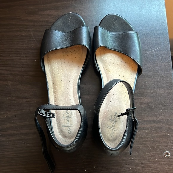 Clark Wedges, black 7.5 - Picture 2 of 4